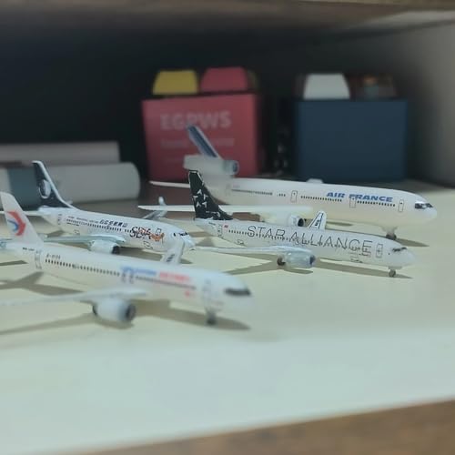 Avión de línea A320 modelo resina escala 1/700 con líneas de panel para complementar maquetas 6