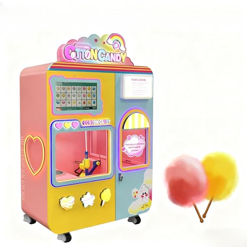 Commercial Automatic Cotton Candy Machine - Customizable Size & Color, Stainless Steel, High Output for Events/Carnivals