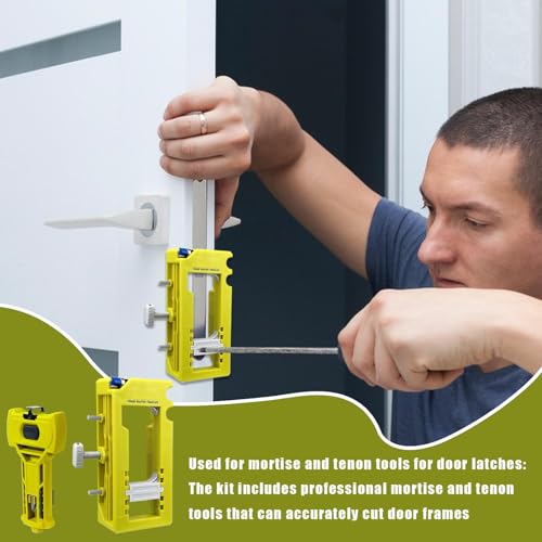 Jig para bisagras de puerta multifuncional para renovar y mantener el hogar 5