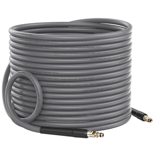 DANCINGBOAR 6M Manguera de Repuesto de Alta Presión para Karcher K2 K3 K4 K5 K6 K7, 3600PSI Superflexible Manguera de Extensión con Conexión Rápida Click para Kärcher Accesorio para Hidrolimpiadora