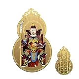 2026 Tai Sui Karte | Goldene chinesische tragbare Kupfer-Sammelstücke – Pferdejahr, Tai Sui Karte, für Männer, Frauen, Eltern, Kinder, Ehepartner, Familie, Freunde, Kollegen