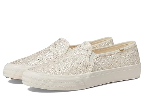 Image of Keds Womens Double Decker Canvas Slip On Sneakers Shoes Casual - Black