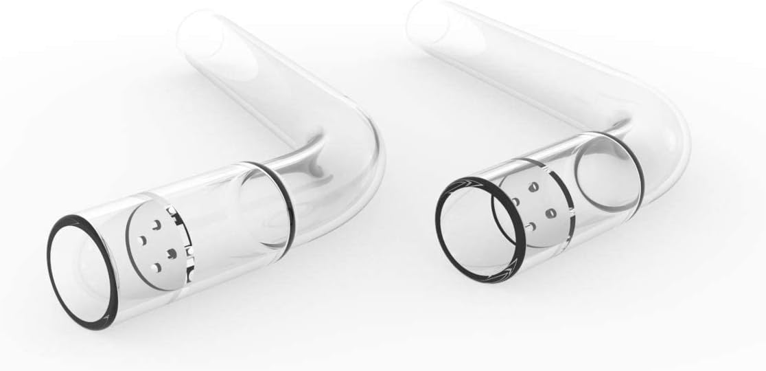 Stem for Arizer Solo/Air / 2 (Replacement Angled Mouthpiece) (2 Pack!) by The Vapetrix