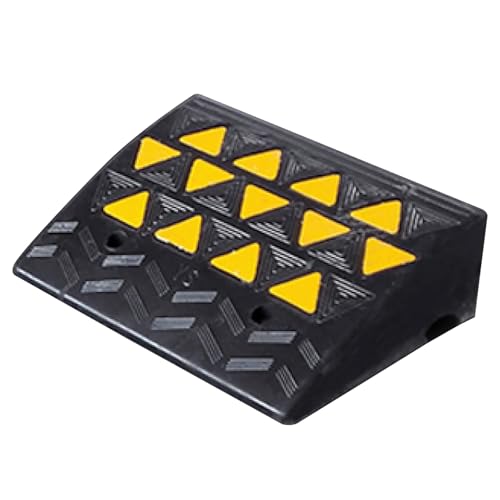 Rampas para bordillos con superficie antideslizante y rampa umbral para autos, camiones y sillas de ruedas 11x30x50cm