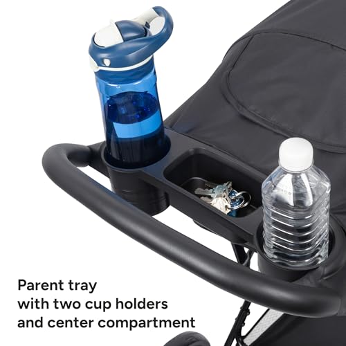 Baby Trend Venture 3-Wheel Stroller Travel System, Dash Black - image 4