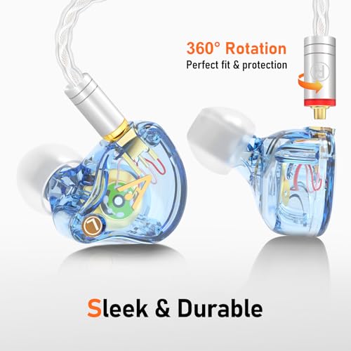 Image of Audiovance Vibes 202MC USB-C HiFi Wired Earbuds, Type-C Headphones with Mic