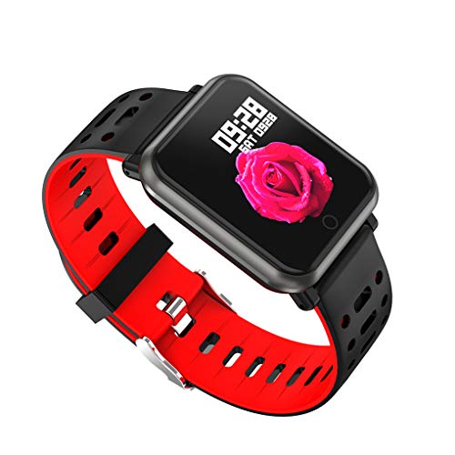 ZYElroy 1.3inch Schirm Sport IP67 Wasserdicht Schrittzähler Armband Herzfrequenzmessung Smart-Armband-Uhr