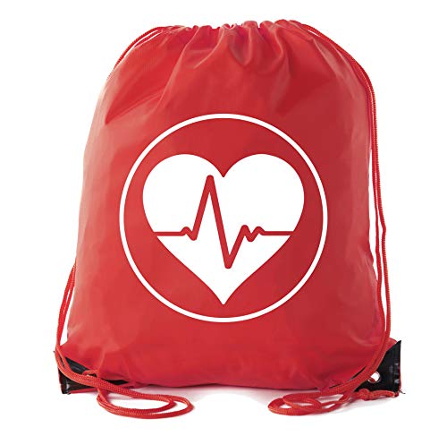 Image of Mato & Hash First Aid Backpack Drawstring Medical Bag for Emergencies or Epi Pen & Medicine - 6PK Red CA2500FirstAid S3