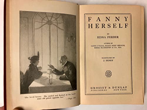 Fanny Herself [Hardcover] by Ferber, Edna; J Henry B000NPTP5S Book Cover