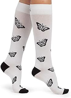 Koi Women's Compression Socks with Print Design, Butterfly, One Size