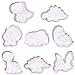 Androxeda 8 Cortadores de Galletas de Dinosaurio Cortador de Masa Galleta de Dibujos Animados 3D Estampadora para Fondant Moldes para Hornear Pastelería Herramienta con Mango Resorte, Gofrado Directo