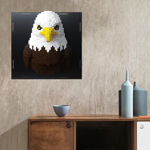 BDYDT Wall Art Eagle Building Blocks Set; A Wall Decor Set for Adults Who Love Creative Hobbies(1924 Pieces) Toys Gifts for Kid and Adult
