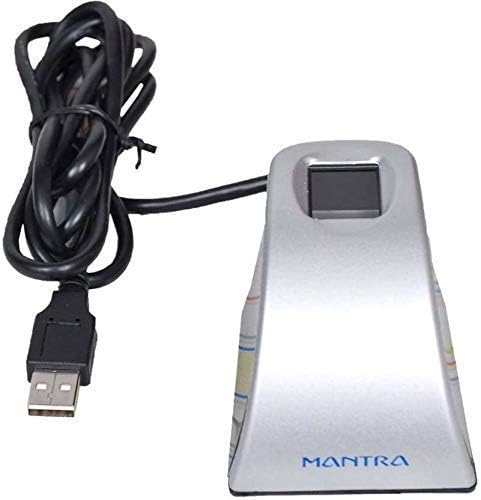 Image of Used Mantra MFS100 Biometric Fingerprint Scanner, USB Powered, 500 DPI Resolution, Access Control and Time Attendance Device
