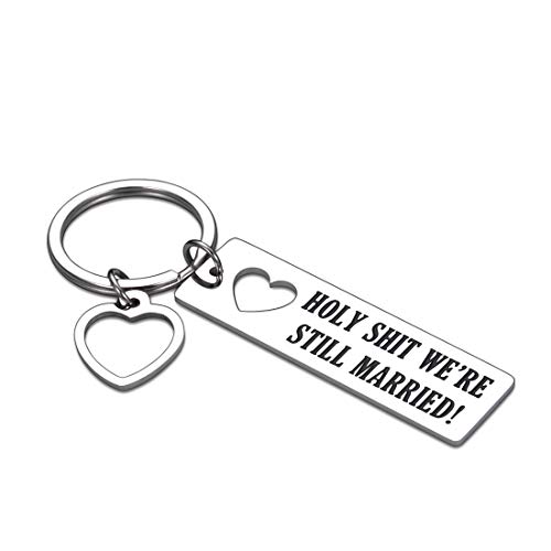 Funny Valentines Day I Love You Gifts for Him Her Couples Keychains Romantic Wedding Anniversary Christmas Birthday Gift for Husband Wife Boyfriend Girlfriend Humorous Hilarious Gag Jewelry Gift