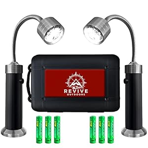 Revive Outdoors BBQ Grill Light with LED Lights & Magnetic Base – Accessory for Outdoor Cooking on Grill, Smoker, or Griddle & Grilling Gift for Men