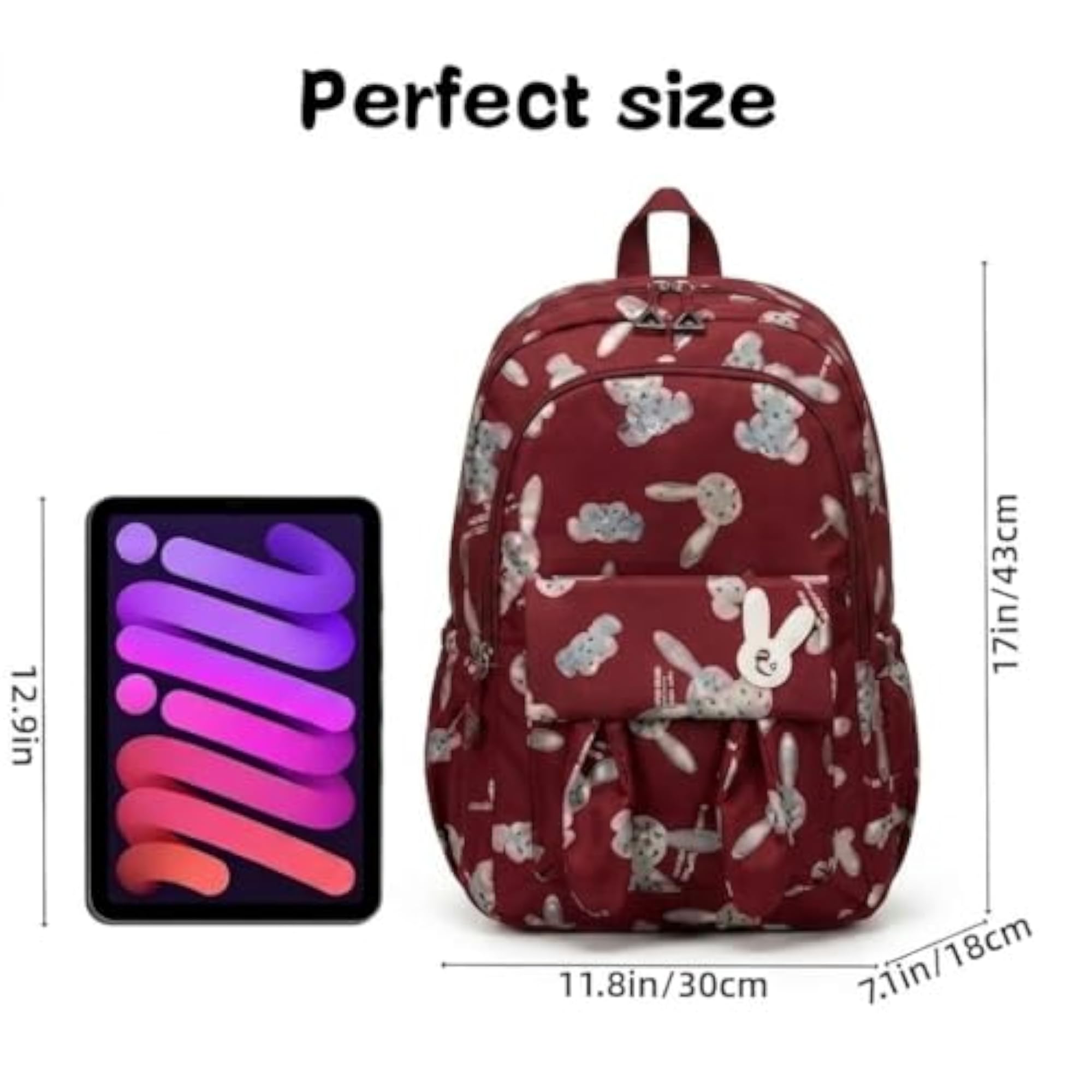 Unisex Anti-Theft Laptop Backpack for School & Travel