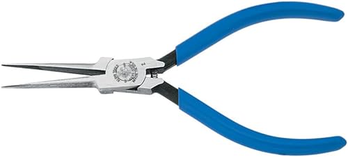 Klein Tools Alicates Linemans D335-512C, cortadores laterales de punta de aguja, con resorte, 5 pulgadas, extra delgados