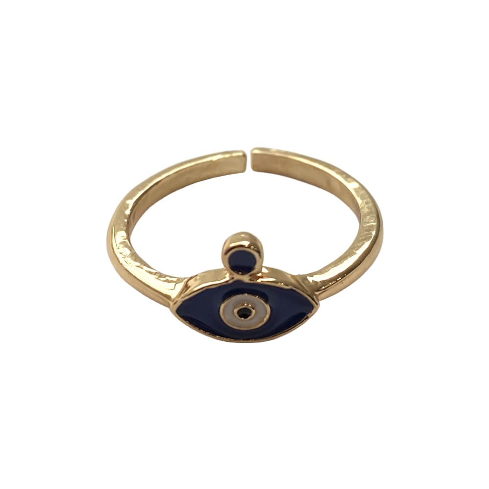 Evil Eye Ring, Oracle, Blue