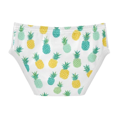 Wusikd Pineapple Cute Yellow Boys' Underwear Cotton Boys Briefs Soft Toddler Underwear 2T2