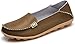 VenusCelia Women's Natural Comfort Walking Flat Loafer(7 B(M) US,Khaki)
