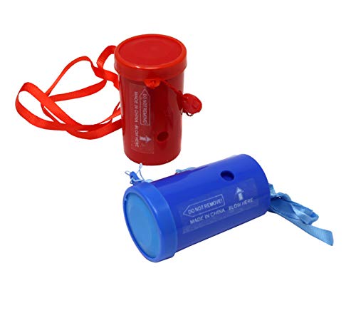 Air Blaster Horns In Assorted Colors Fun Stadium Noisemakers - 3 Inch Mini Air Horn Whistles (Pack Of 12) #TOP3