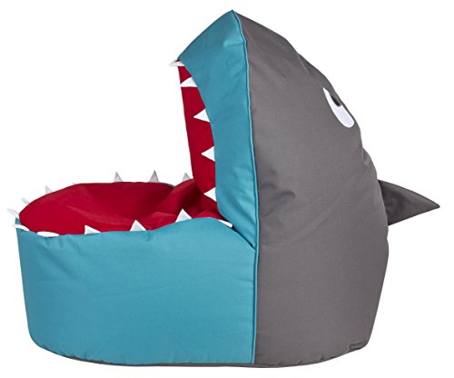 SITTING POINT only by MAGMA Pouf Enfant Brava Shark Cover