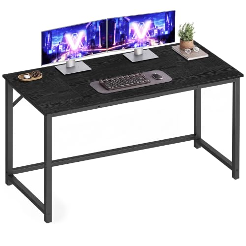Image of VASAGLE Computer Desk, Steel Frame Gaming Desk for Home Office, 47.2 Inch