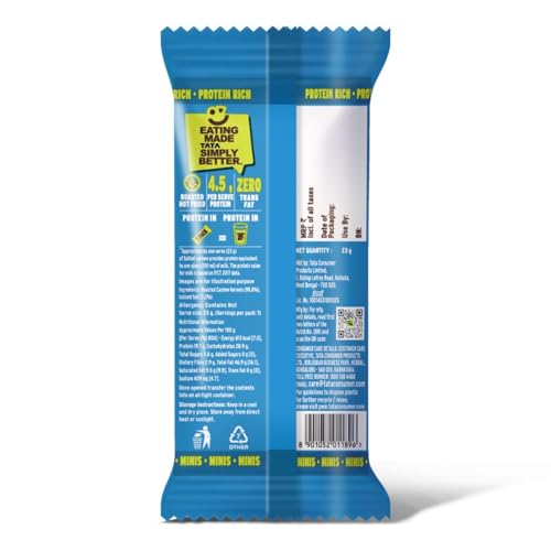 Image of Tata Simply Better Classic Salted Roasted Cashews, 23g (Pack of 5), Rich in Protein, Party Snack, Delicious Kaju Nuts, Ready To Eat Snack, No Palm Oil, No Trans Fat