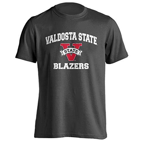 Valdosta State Blazers Retro Distressed Short Sleeve T-Shirt Charcoal