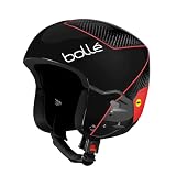 Bollé MEDALIST CARBON PRO MIPS Race Black Red S-M 53-56cm - Caschi da sci - Taglia S-M - Unisex - Adulto