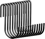 Ganchos en forma de S, de gran valor y muy prácticos, suficiente para su repuesto o reemplazo, una compra puede durar mucho tiempo, puedes asignarlos para colgar utensilios de cocina, cucharas, sartenes, ollas, tazas de café, utensilios, bolsas, toallas, plantas, herramientas de jardinería, ropa y así sucesivamente.