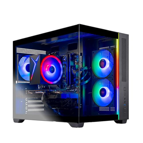Image of Skytech Gaming Chronos Mini Gaming PC, AMD Ryzen 5 5500 3.6GHz, NVIDIA RTX 5060 Ti 8GB VRAM, 1TB NVMe SSD, 16GB DDR4 RAM 3200, 650W Gold PSU, Wi-Fi 5, Windows 11, Desktop