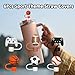 6PCS Straw Cover Cap for Stanley Cup, 10mm Sport Straw Covers for Stanley Cup Fit Stanley 30&40 Oz Tumbler,Straw Topper for Stanley Cups Accessories.