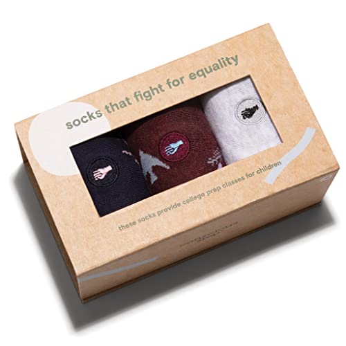 Image of Conscious Step Women's Fair Trade Organic Cotton Crew Socks | 3 Pack | Every Pair Helps Support our Humanitarian Partners
