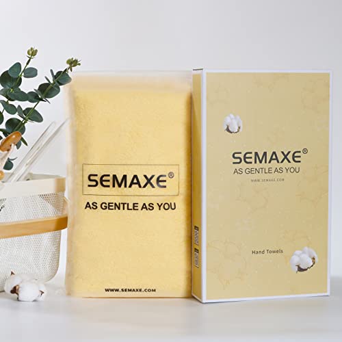 Semaxe Bath Towel 100% Cotton, Luxurious Absorbent Towel And Super Soft Hotel Quality Towel For Bathroom (Yellow Bath Towel) #TOP6