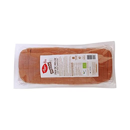 El Granero Integral Pan de Molde con Trigo Sarraceno sin Gluten Bio, 445 g
