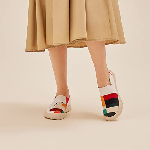 UIN Women's Art Travel Walking Shoes Slip On Casual Lightweight Fashion Sneaker Toledo ⅩⅤ3