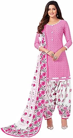 Miraan Cotton Printed Readymade Salwar Suit For Women