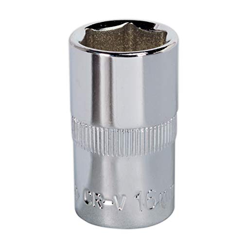 Sealey Sp1216 Walldrive Socket 16Mm 1/2Sq Drive Fully Polished