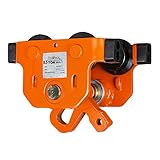 Prowinch 0.5 Ton I Beam Manual Pushing Trolley with Rubber Bump Stops