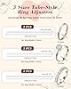Samton 15 Pack Ring Size Adjuster For Loose Rings - 3 Sizes Invisible Ring Resizer Tightener, Ring Reducer Clips Sizers To Make Rings Smaller without Resizing, Silicone Ring Guards Spacer UK #1