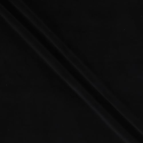 Mook Fabrics Terciopelo sólido, corte negro por yarda