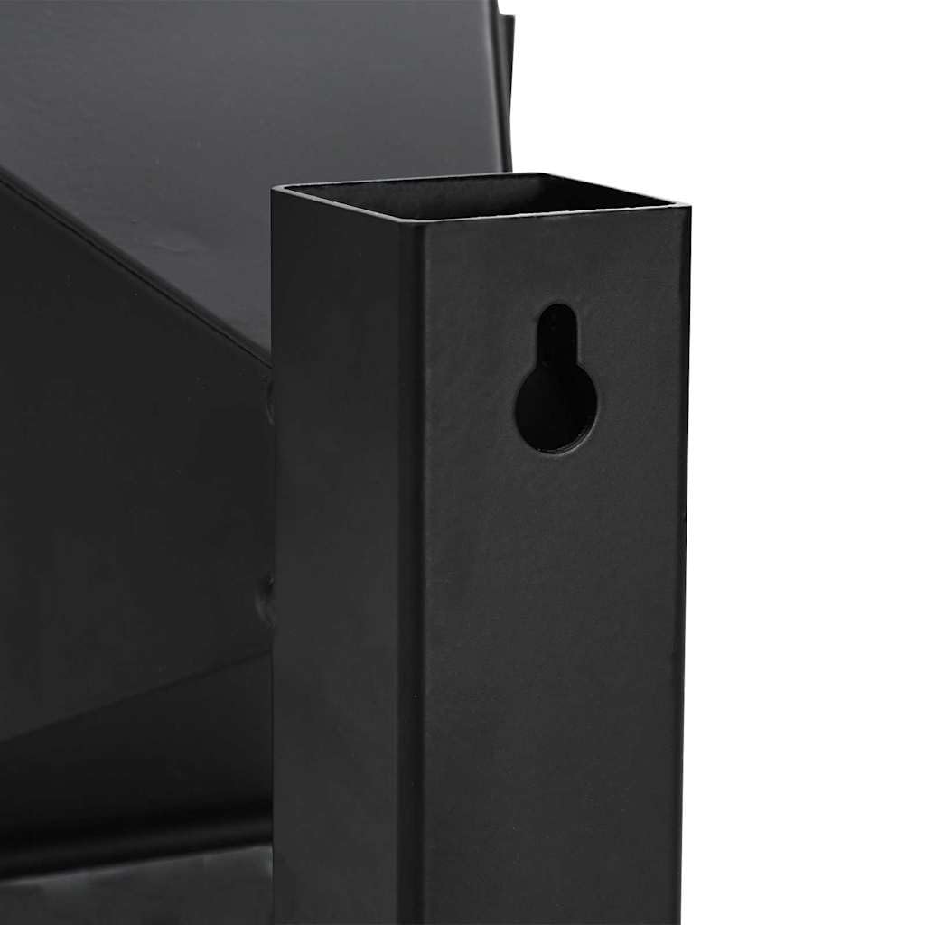 Kugelfang Schwarz Stahl 17,5 x 17,5 x 17 cm mit 100 Zielscheiben für Schießsport Zubehör, Outdoor und Indoor Training, kompakt, robust, ideal für Luftgewehr und Jagd