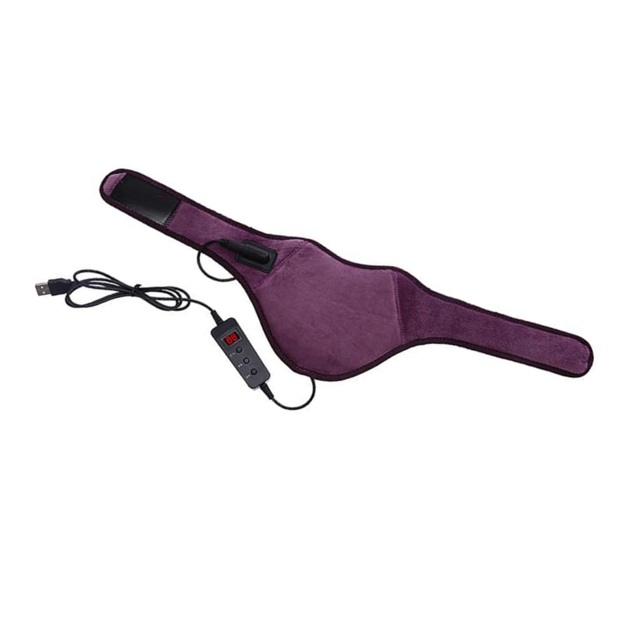GLEAVI 3 Piezas Protector De Cuello Morado Cinturón De Calefacción Para El Cuello Almohadilla Térmica Eléctrica Cinturón Calentado Collarín Púrpura Maquillaje Tonos Terrestres