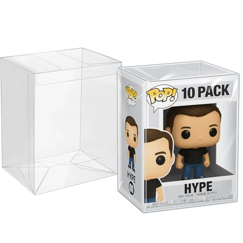 Premium Plastic Protector Cases for Funko Pop Figures – Compatible with Standard 4 Inch Collectible Pops - 10 - Pack