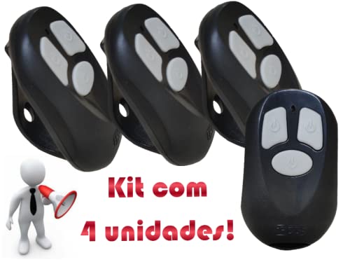 KIT 4 CONTROLES COMMAND 433,92MHz RCG