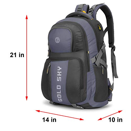 Image of Gold sky Reflex Unisex 45 Ltrs Travel Laptop Backpack (Grey)