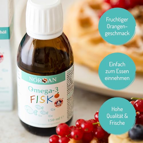 Norsan Omega-3 FISK Fischöl für Kinder – hochdosiert und nachhaltig