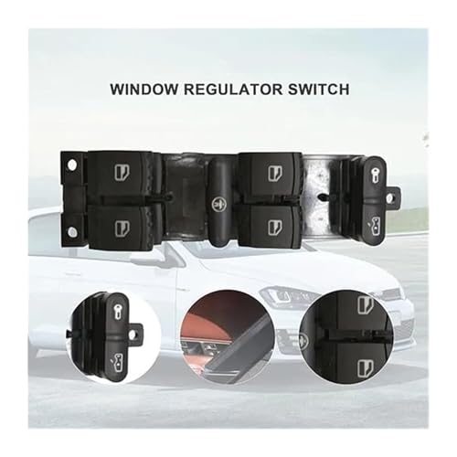 Botonera elevalunas y mando interruptor de control de ventana eléctrica para Passat B5 y Bora 5