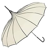 TopTie Pagoda Umbrella Wedding Parasol Bridal Umbrella Protect From Both Rain And Sun 8 Colors